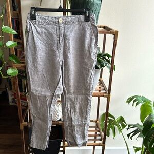 Muji 100% linen pants, size Asian medium (fits small)